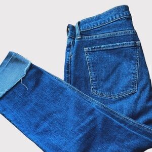 Old Navy jeans with distressed hem (size 12)